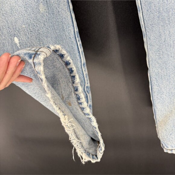 Vintage Harley Davidson Men's Traditional Light Wash Denim Jeans 36 USA Biker - Picture 12 of 16